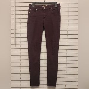 Altar'd State Ziggy Wine Skinny Jeans Size 27
